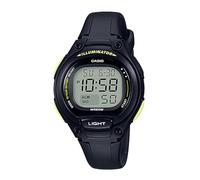 Casio Reloj Digital de Cuarzo para Mujer con Correa de Resina LW-203-1BVCF, Negro, Correa
