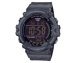 Casio - Reloj digital deportivo AE-1500WH-8BVEF para hombre, sumergible 100 m con pantalla LED y función cronómetro