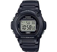 Casio Reloj Digital estándar de la Serie W-219, Chippukashi, Modelo en el Extranjero, Negro W-219H-1AV, Negro W-219H-1AV, Correa, Negro W-219h-1av, Correa