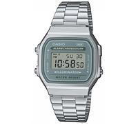 CASIO Reloj Digital Icónico Vintage Gris Claro A168WA-3AYES
