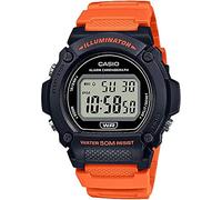 Casio Reloj Digital para Hombre, Esfera Transparente, Correa de Resina W-219H-4AVDF., Transparente, Correa
