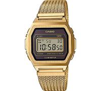 CASIO VINTAGE Reloj Digital para Hombres de Cuarzo con Correa en Acero Inoxidable A1000MGA-5EF