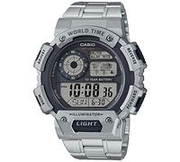 Casio Reloj Digital para Mujer de Cuarzo con Correa en Acero Inoxidable AE-1400WHD-1AVEF