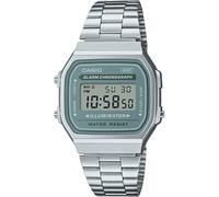 CASIO Reloj Digital para Unisex-Adultos de Cuarzo con Correa en Acero Inoxidable A168WA-3AYES
