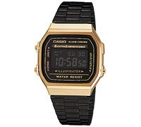 Casio Reloj Digital para Unisex de Cuarzo con Correa en Acero Inoxidable A168WEGB-1BEF