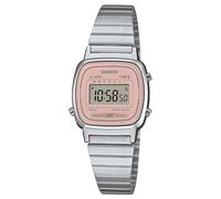 CASIO Reloj Digital Vintage Mini Para Dama Color Plata/Rosa LA670WEA-4A2EF