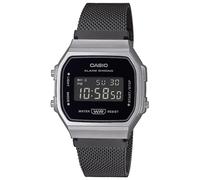 CASIO Reloj Digital Vintage Negro A168WEMB-1BEF