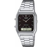 Casio Reloj Duo Dis AQ-230A-1DMQYES de acero para hombre