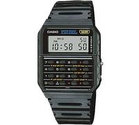 Casio Reloj estándar CA-53W-1Z con función de calculadora, negro, Clásico