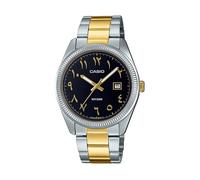 Casio Reloj Hombre Analogico Cuarzo con Correa de Acero Inoxidable MTP-1302SG-1B3VD