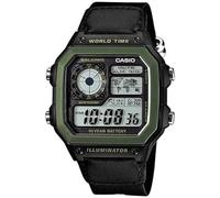 Casio Reloj Hombre Digital Cuarzo con Correa de Tela AE-1200WHB-1BV