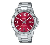 Casio Reloj MTP-VD01D-4BVUDF, Rojo, Pulsera