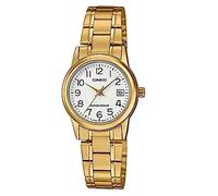 Casio Reloj Mujer Analogico Cuarzo con Correa de Acero Inoxidable LTP-V002G-7B