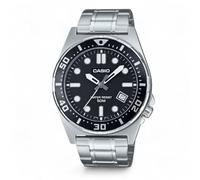 Casio Reloj: Plateado MTD-135D-1AVDF, Plateado, Pulsera