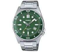 Casio Reloj: Plateado MTD-135D-3AVDF, Plateado, Pulsera