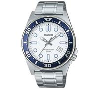 Casio Reloj: Plateado MTD-135D-7AVDF, Plateado, Pulsera
