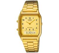 Casio Reloj Unisex Analogico/Digital Cuarzo con Correa de Acero Inoxidable AQ-230GA-9B