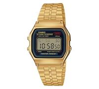 Casio Reloj Unisex Digital Cuarzo con Correa de Acero Inoxidable A159WGEA-1
