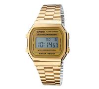 Casio reloj unisex digital cuarzo con correa de acero inoxidable a168w