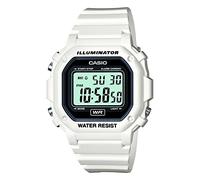 Casio Reloj Unisex F-108WHC-7ACF clásico de Resina Blanca