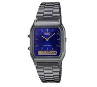 Casio Analógico-Digital Moda Cuarzo Hombre Vintage AQ-230GG-2A, Gris, 38.8×29.8×8.1mm, Formal