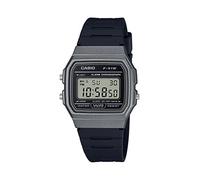 Casio Serie F91W | Reloj Digital | Resistente al Agua | Luz LED | Cronómetro 1/100 Sec | Hora Regular (HR, Min, Sec, PM, Fecha, Día) | Alarma Diaria | Ligero | Batería de 7 años, Gris, F91W
