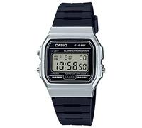 Casio Serie F91W | Reloj digital | Resistente al agua | Luz LED | Cronómetro 1/100 SEC | Hora regular (HR, Min, SEC, PM, Fecha, Día) | Alarma diaria | Ligero | Batería de 7 años