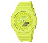 Casio Serie G-Shock One Tone 2100 - Amarillo Voltio - Pantalla Dual