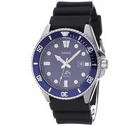 Casio Serie MDV106 | Reloj analógico Unisex | 200 m WR | Caja de Acero Inoxidable | Correa de Resina | Analógico de 2 manecillas (HR, Min, Sec) | Indicación de Fecha | Corona atornillada/Tapa Trasera