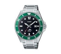 Casio Serie MDV106 | Reloj analógico Unisex | 200 m WR | Caja de Acero Inoxidable | Correa de Resina | Analógico de 2 manecillas (HR, Min, Sec) | Indicación de Fecha | Corona atornillada/Tapa Trasera