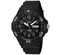 Casio Serie MRW200H | Reloj analógico para hombre | Diseño deportivo | Resistencia al agua de 100 metros | Pantalla de fecha | Bisel giratorio | Tiempo regular (HR, Min, SEC, PM, fecha, día) | Batería
