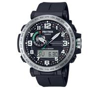 Casio Serie PRG601 | Pro Trek | 100M WR | Cronómetro 1/100 Sec | Brújula/Alt/Baro-Thermo | Energía Solar Resistente/cronómetro atómico | Cronómetro 1-100 Sec | Temporizador de Cuenta Regresiva | Hora