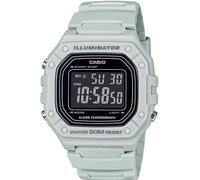 Casio Serie W-218H | Batería de 7 años, Blanco, W218H-8BV