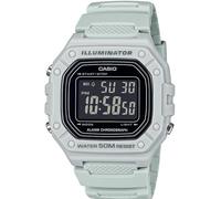 Casio Serie W-218H | Blanco | Batería de 7 años, Blanco, W218H-8BV
