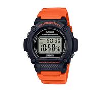 Casio Serie W219H | Reloj Digital para Hombre | 50M WR | Iluminador LED | Cronógrafo 100 Sec | Cronómetro 1/100 Sec | Alarma Diaria | Señal horaria | Calendario automático | Batería de 7 años,