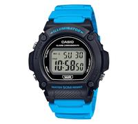 Casio Serie W219H | Reloj Digital para Hombre | 50M WR | Iluminador LED | Cronógrafo 100 Sec | Cronómetro 1/100 Sec | Alarma Diaria | Señal horaria | Calendario automático | Batería de 7 años,