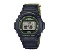 Casio Serie W219H | Reloj Digital para Hombre | 50M WR | Iluminador LED | Cronógrafo 100 Sec | Cronómetro 1/100 Sec | Alarma Diaria | Señal horaria | Calendario automático | Batería de 7 años,