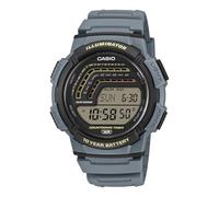Casio Serie WS-1800 | Reloj Digital | Azul | Iluminador LED con Brillo Posterior | Alarma | Hora Mundial | Calendario automático Completo
