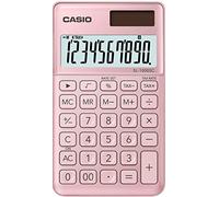 CASIO SL-1000SC-PK - Calculadora, 0.9 x 7.1 x 12 cm, color rosa