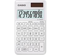 CASIO SL-1000SC-WE - Calculadora, 0.9 x 7.1 x 12 cm, color blanco