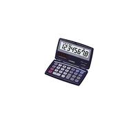 Casio SL-100VER - Calculadora básica, 13.5 x 91 x 55 plegado y 9.4 x 91 x 110.5 mm desplegado, azul marino