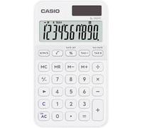 CASIO SL-310YC Calculadora de Bolsillo con cálculo de Tiempo, Blanco