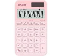 CASIO SL-310YC Calculadora de Bolsillo con cálculo de Tiempo, Rosa Claro