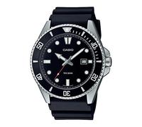 CASIO TIMELESS COLLECTION MDV-107-1A1V| Negro/Plateado