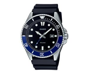 CASIO TIMELESS COLLECTION MDV-107-1A2V| Negro/Azul y azul claro/Plateado