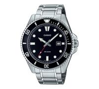 CASIO TIMELESS COLLECTION MDV-107D-1A1V| Negro/Plateado