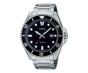 CASIO TIMELESS COLLECTION MDV-107D-1A1V| Negro/Plateado