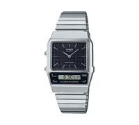 Reloj Analógico y Digital Casio Vintage Edgy AQ-800E-1AEF/ 41mm/ Plata y Negro