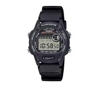 Casio W-220H-1AV - Reloj Digital Mujer Serie W-220, Cronómetro 1/100 Segundos, Temporizador, Luz LED, WR 5 Bar, Correa Resina