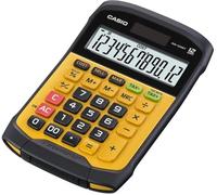 Casio WM-320MT - Calculadora básica (12 dígitos, resistente a polvo), color amarillo y negro